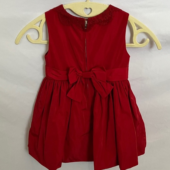 Target x Neiman Marcus-Jason Wu:Red Holiday/Christmas Dress- Gold tone-24 Months - Picture 6 of 16